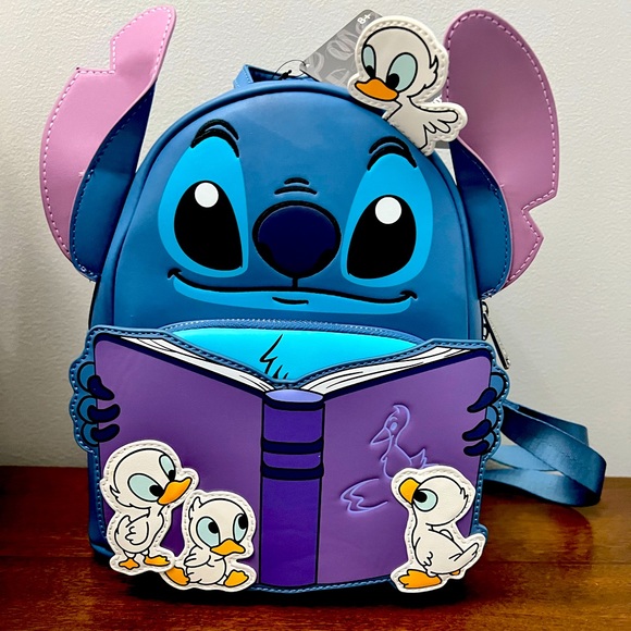 Loungefly Bags Nwt Loungefly Stitch Ducklings Storytime Mini